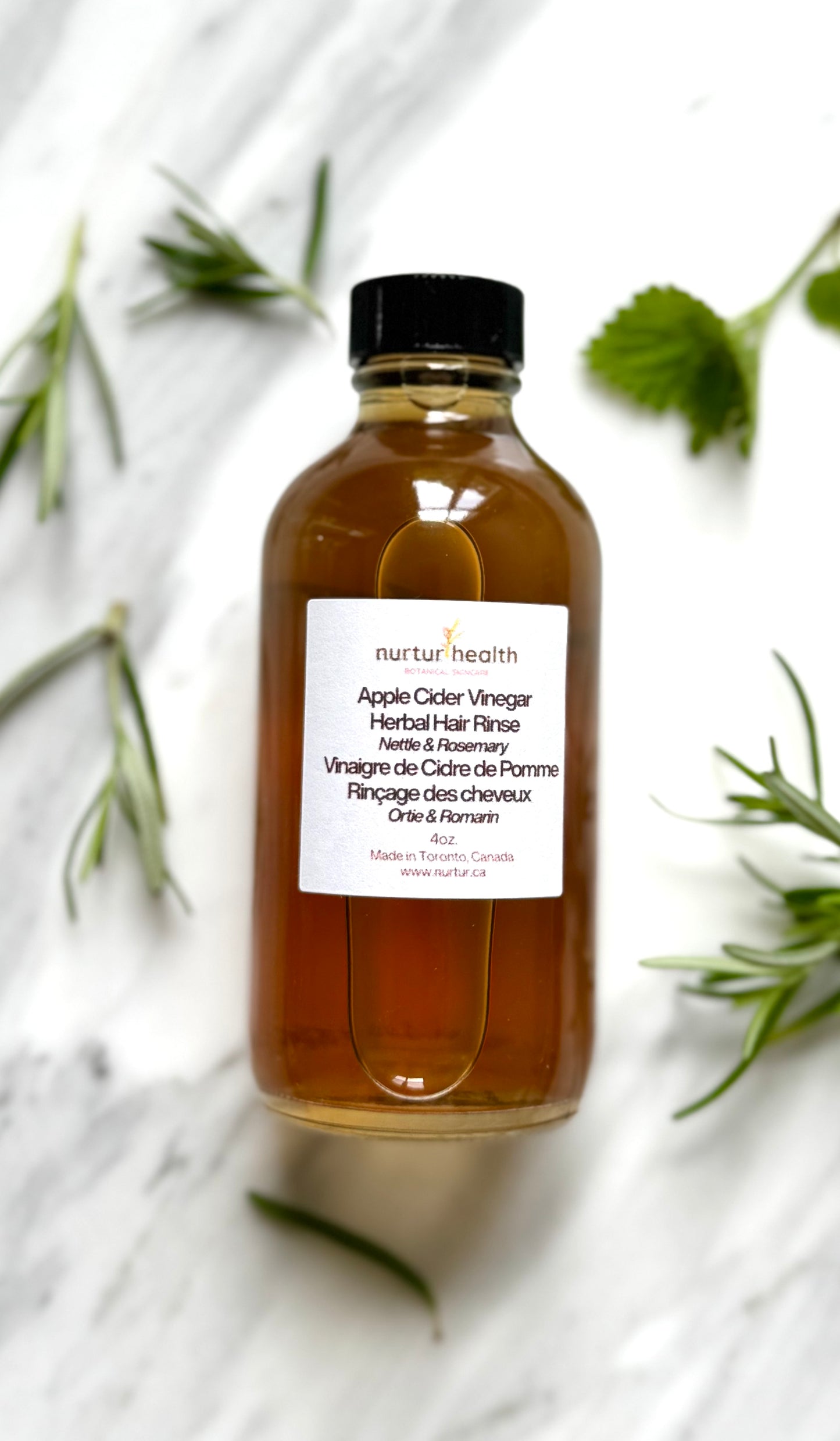 Apple Cider Vinegar Herbal Hair Rinse