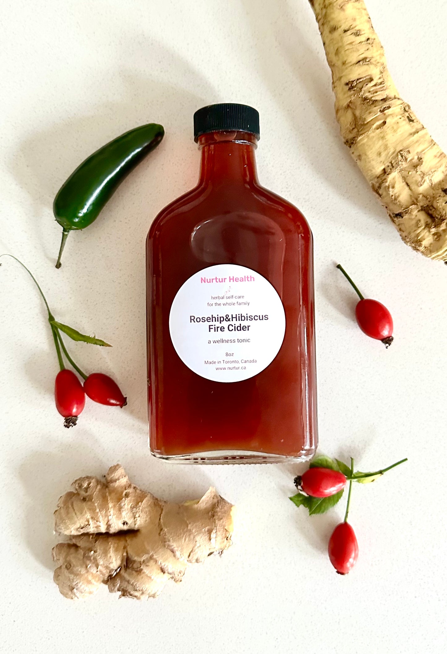 Rosehip&Hibiscus Fire Cider