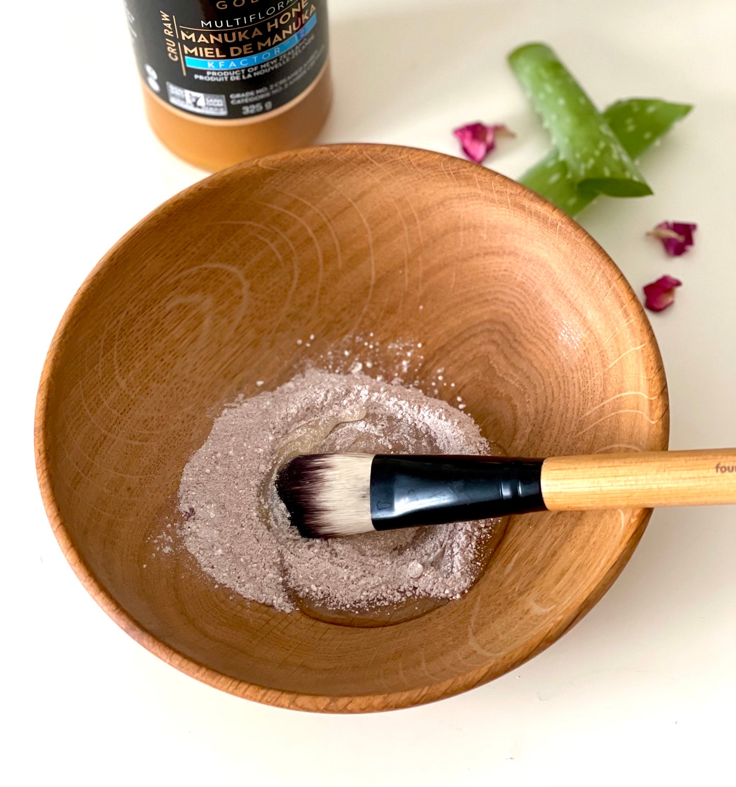Aloe and Rose Clay Mask with Hyaluronic Acid