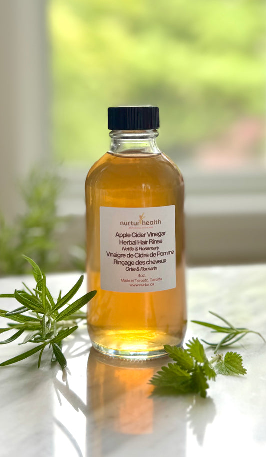 Apple Cider Vinegar Herbal Hair Rinse