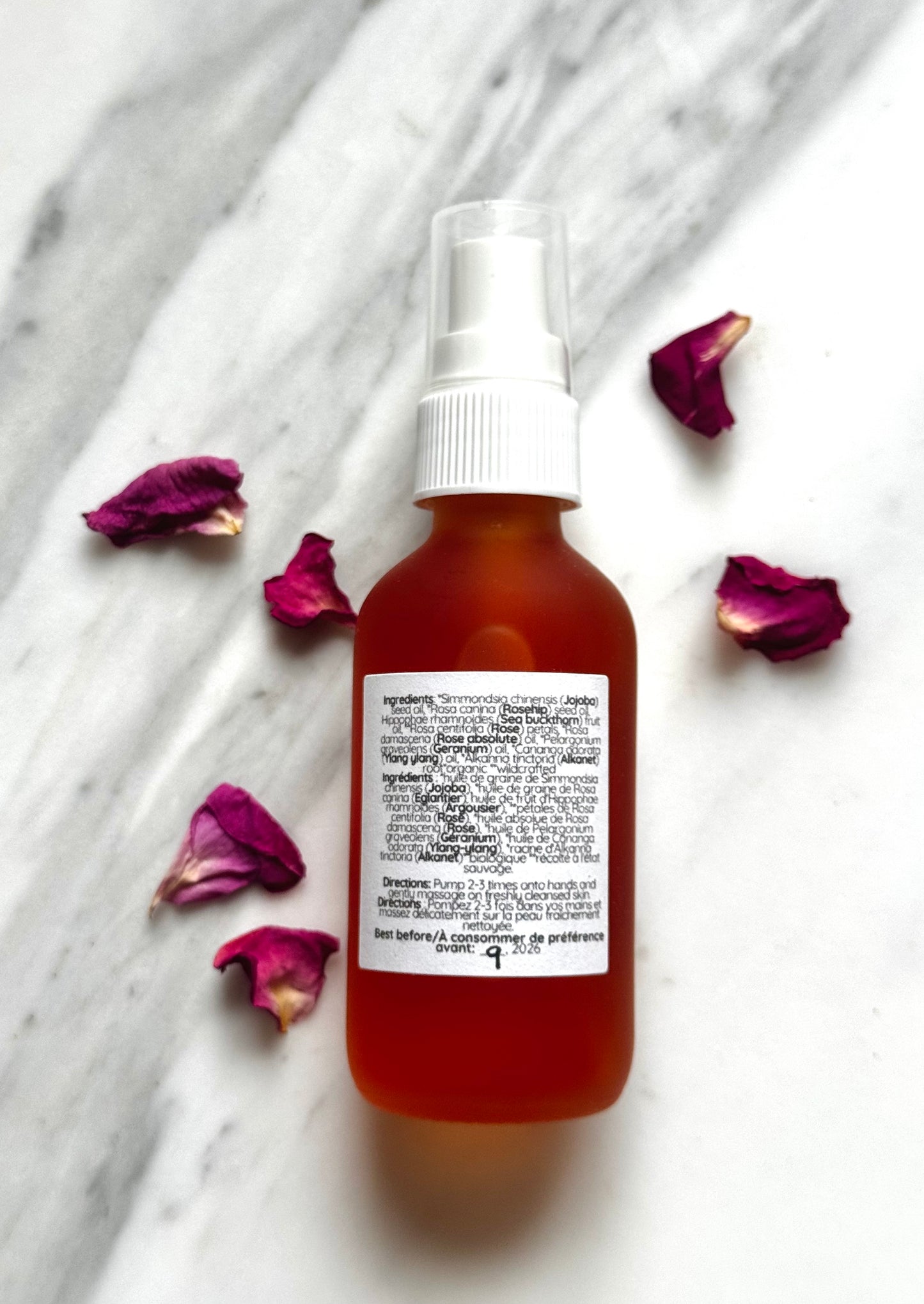 Botanical Face Oil Serum Triple Rose
