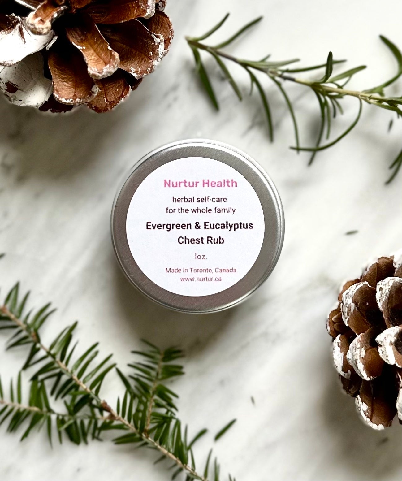 Evergreen and Eucalyptus Chest Rub