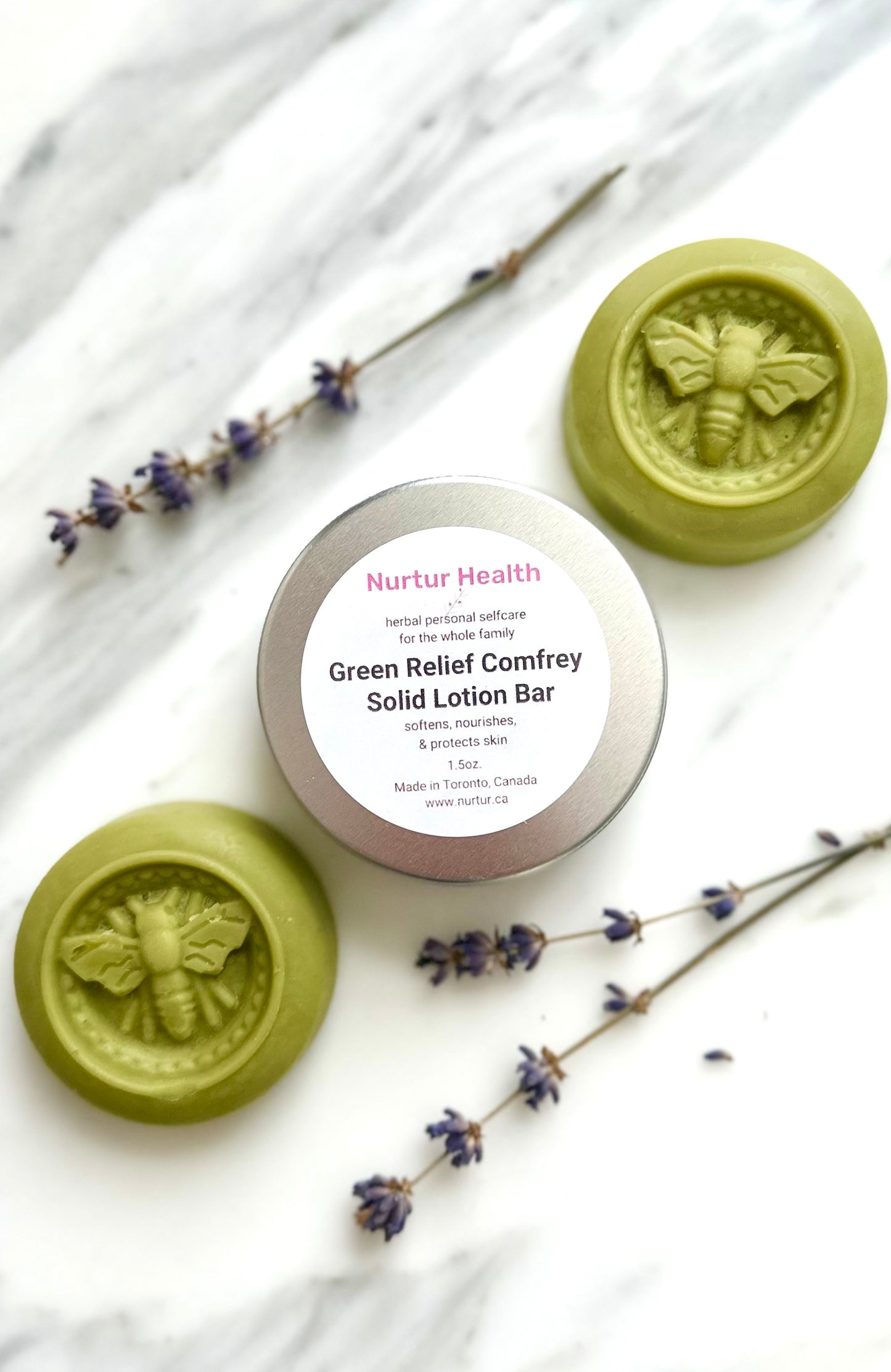 Green Relief Comfrey Solid Lotion Bar